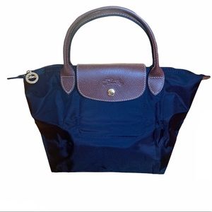 NWOT Longchamp Le Pliage Shoulder Bag Black+Brown